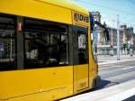 Detail wagen 2825 der Dresdner Verkehrsbetriebe, 2005