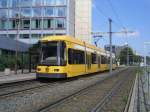 Triebwagen 2584 unterwegs auf der Linie 48 nach Plauen, Sommer 2005