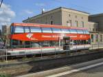 Der Triebwagen der Dessau-Wrlitzer-Eisenbahn  im Hbf Dessau, 12.9.2009