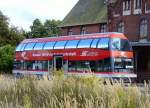 Doppelstocktriebwagen im Bhf Oranienbaum vor der Weiterfahrt nach Wrlitz, September 2009