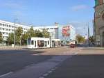Linie 3 auf dem Weg zum Hauptpostamt, Dessau 12.9.2009