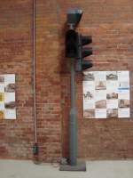 Altes Straenbahn-Signal am 05.09.09 im Depot Sudenburg . 