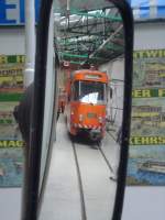 Rechter Seitenspiegel des Tw 1284 .