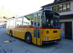 (277'065) - Gaudenz, Andeer - GR 1866 - Saurer/R&J (ex Mark, Andeer PID 2824; ex PostAuto Graubnden; ex P 24'350) am 19. Juni 2025 in Bivio, Hotel Solaria