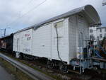 (270'788) - GFM-Gterwagen - Nr. 671 - am 9. Januar 2025 in Broc, Cailler