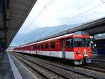 (276'772) - zb/SBB-Triebwagen - Nr. 928 - am 15. Juni 2025 im Ostbahnhof Interlaken