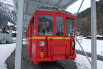 (284'458) - Sernftalbahn-Triebwagen - Nr. 5 - am 30. Januar 2026 in Elm, Station