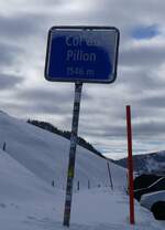 (270'084) - Col du Pillon 1546 am 21. Dezember 2024 auf dem Col du Pillon
