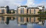 Neue Wohnbauten im ehemaligen Hafengebiet von Edinburgh/Scotland. (03.08.2008)