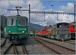 60 Jahre BoBo / Re 4/4 II - aus diesem Anlass organisierten die OeBB ein noch nie da gewesenes Re 4/4 Treffen. Hier zeigt sich die mir besonderer zugetane BAM /MBC Re 4/4 506. 

Balsthal, den 14. Sept. 2024
