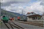 60 Jahre BoBo / Re 4/4 II - aus diesem Anlass organisierten die OeBB ein noch nie da gewesenes Re 4/4 Treffen. Wobei dazu unter anderem auch die Re 4/4 I, BLS Ae 4/4 und Re 4/4 /425), Re 450 und sogar die RhB Schmalspurlok Ge 613  eingeladen  wurde. Ich besuchte das grandiose Fest nur so am Rande und in kurzer Zeit, so dass ich hier nur wenige Bilder zeigen kann. Balsthal, den 14. Sept. 2024