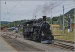 Die BFD HG 3/4 N° 3 der Blonay Chamby Bahn rangiert in Blonay. 

1. Juni 2025