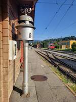 In Blonay wartet die MOB HGem 2/2 2501 auf den Gegenzug.
14. August 2025