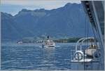 Das Dampfschiff 'La Suisse' mit welchem ich eine Rundfahrt geniesse begegnet zwischen Bouveret und St-Gingolph dem Dampfschiff 'Vevey'.

31. Mai 2025 