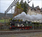 TKp 16 'Śląsk' rangiert im Bahnhof Travers. Oktober 2025.