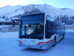 (271'138) - AAGU Altdorf - Nr. 13/UR 9298/PID 11'253 - Mercedes am 14. Januar 2025 in Andermatt, Bahnhofplatz