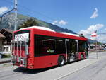 (277'177) - AFA Adelboden - Nr. 56/BE 611'030 - Scania/Hess am 21. Juni 2025 beim Bahnhof Lenk