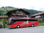 (277'199) - AFA Adelboden - Nr. 26/BE 26'708 - Setra am 21. Juni 2025 beim Bahnhof Lenk