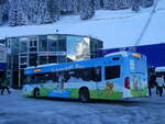 (270'194) - EAB Engelberg - Nr. 1/OW 10'195 - Mercedes (ex AAGS Schwyz Nr. 14) am 25. Dezember 2024 in Engelberg, Talstation Titlis