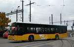 (282'029) - Funi-Car, Biel - Nr. EP11/BE 170/PID 10'948 - Mercedes (ex Eurobus, Bern Nr. 11) am 1. November 2025 beim Bahnhof Ins