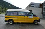 (280'188) - Fontana, Ilanz - Nr. 1/GR 233 U - Toyota (e PostAuto Graubnden/PID 3401; ex Gemeinde, Duvin) am 9. September 2025 in Ilanz, Garage (Werkstattwagen)