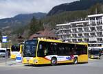 (273'264) - GrindelwaldBus, Grindelwald - Nr. 202/BE 908'202 - Mercedes am 28. Mrz 2025 beim Bahnhof Grindelwald