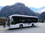 (275'929) - GrindelwaldBus, Grindelwald - Nr. 200/BE 114'200 - eMercedes am 29. Mai 2025 beim Bahnhof Grindelwald (Testbus Daimler Buses, Winterthur)
