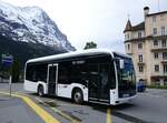 (275'934) - GrindelwaldBus, Grindelwald - Nr. 200/BE 114'200 - eMercedes am 29. Mai 2025 beim Bahnhof Grindelwald (Testbus Daimler Buses, Winterthur)