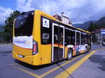 (277'842) - GrindelwaldBus, Grindelwald - Nr. 202/BE 908'202 - Mercedes am 15. Juli 2025 beim Bahnhof Grindelwald