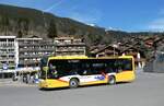 (285'359) - GrindelwaldBus, Grindelwald - Nr. 204/BE 905'204 - Mercedes am 13. M�rz 2026 beim Bahnhof Grindelwald