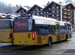 (270'060) - Kbli, Gstaad - BE 360'355/PID 11'857 - Mercedes (ex PostAuto Bern BE 538'988; ex PostAuto BErn BE 653'386) am 21. Dezember 2024 beim Bahnhof Gstaad
