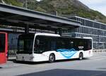 (273'996) - LBB Susten - Nr. 6/VS 38'006 - Mercedes am 14. April 2025 beim Bahnhof Leuk
