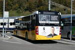 (281'653) - Niederer, Filzbach - Nr. 4/GL 791/PID 11'357 - Mercedes am 18. Oktober 2025 beim Bahnhof Ziegelbrcke