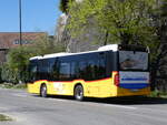 (273'857) - PostAuto Bern - Nr. 14/BE 669'367/PID 10'120 - Mercedes (ex Thepra, Stans Nr. 20) am 11. April 2025 beim Bahnhof Laupen