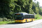 (278'846) - PostAuto Bern - Nr. 17/BE 614'040/PID 5424 - Mercedes (ex Steiner, Ortschwaben Nr. 17) am 15. August 2025 in Laupen, Garage