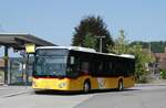 (278'854) - PostAuto Bern - Nr. 3/BE 414'003/PID 11'461 - Mercedes am 15. August 2025 beim Bahnhof Laupen