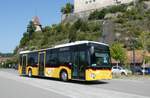 (278'856) - PostAuto Bern - Nr. 3/BE 414'003/PID 11'461 - Mercedes am 15. August 2025 beim Bahnhof Laupen