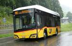 (278'065) - PostAuto Graubnden - GR 162'991/PID 12'081 - eSolaris am 26. Juli 2025 in Jaun, Bergbahnen