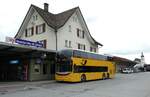 (278'027) - PostAuto Ostschweiz - SG 445'308/PID 11'042 - Alexander Dennis (ex SG 443'908) am 25. Juli 2025 beim Bahnhof Nesslau-Neu St. Johann