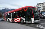 (283'469) - PostAuto Wallis - Nr. 151/VS 574'959/PID 12'151 - eMercedes am 23. Dezember 2025 beim Bahnhof Sion