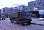 (277'917) - Schweizer Armee - M+57'346 - Bucher-Mowag am 17. Juli 2025 beim Bahnhof Bern Europaplatz