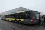 (283'833) - STI Thun - Nr. 147/BE 801'147 - MAN am 10. Januar 2026 beim Bahnhof Frutigen