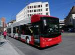 (273'510) - SW Winterthur - Nr. 101 - Hess/Hess Gelenktrolleybus am 2. April 2025 beim Hauptbahnhof Winterthur
