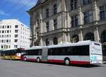 (274'085) - SW Winterthur - Nr. 345/ZH 766'345 - Solaris am 19. April 2025 beim Hauptbahnhof Winterthur