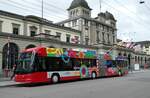 (280'811) - SW Winterthur - Nr. 132 - Hess/Hess Gelenktrolleybus am 27. September 2025 beim Hauptbahnhof Winterthur