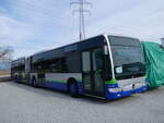 (272'736) - PostAuto Nordschweiz - PID 12'420 - Mercedes (ex TPL Lugano Nr. 404) am 9. Mrz 2025 in Kerzers, Murtenstrasse