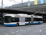 (274'020) VBL Luzern - Nr. 214 - Hess/Hess Gelenktrolleybus am 15. April 2025 beim Bahnhof Luzern