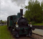 Brauereifest Feldschlösschen.

Der Sandwichzug mit E 2/2 8666 'Chnurrli' und E 3/3 8512 auf Pendelfahrt Rheinfelden-Feldschlösschen. April 2025.
