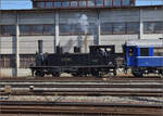 150 Jahre Emmentalbahn. 

Für Dampffahrten auf dem unteren Stück der Emmentalbahn war an dem Wochenende hauptsächlich Eb 2/4 35 der Jura-Simplon zuständig. Burgdorf, Mai 2025.
