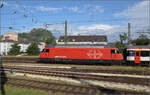 Re 460 073 'Monte Ceneri' in Singen. August 2024.